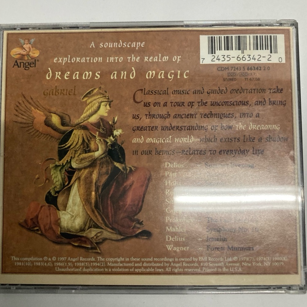 04 CD Dreams & Magic "Meeting Angels Through Sound & Music" CD - Orange Artwork - Picture 2 of 12